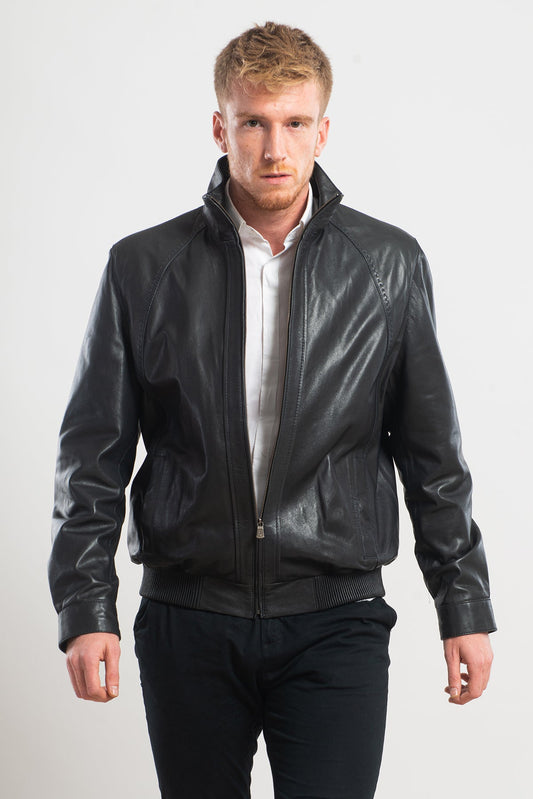 Anthony Sleek Modern Leather Jacket-CW Leather-Anthony Sleek Modern Leather Jacket-Men's Leather Jacket